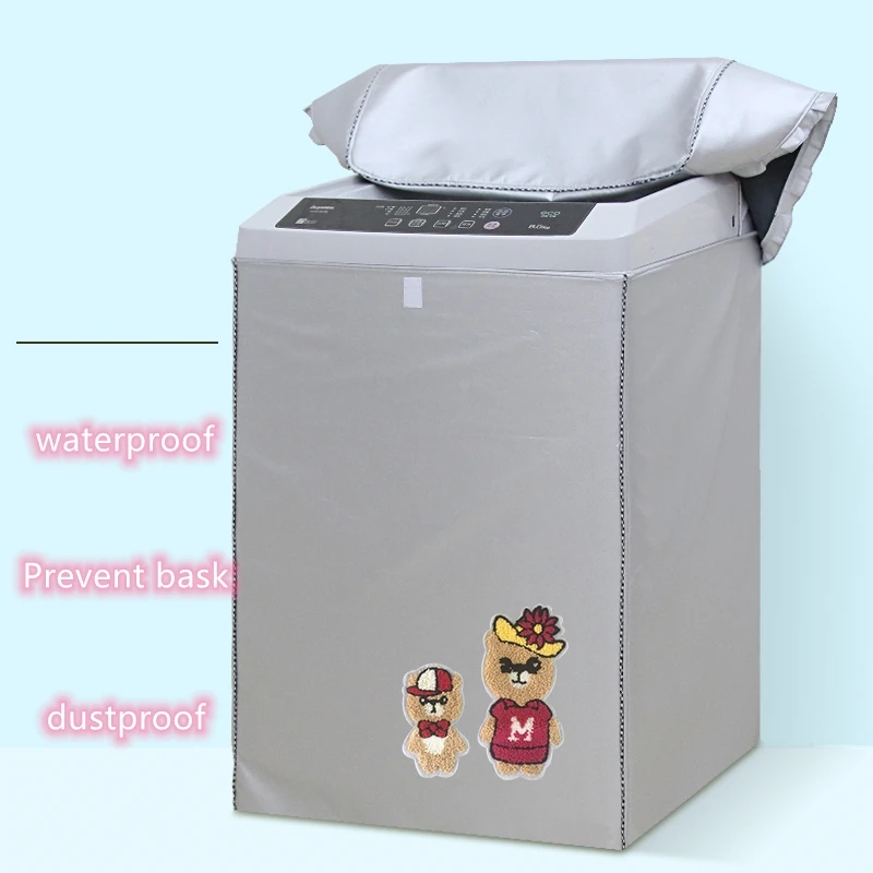 Дешевая Водонепроницаемая Автоматическая полудвойная ванна, противоскользящая крышка стиральной машины, фронтальная нагрузка 9 кг