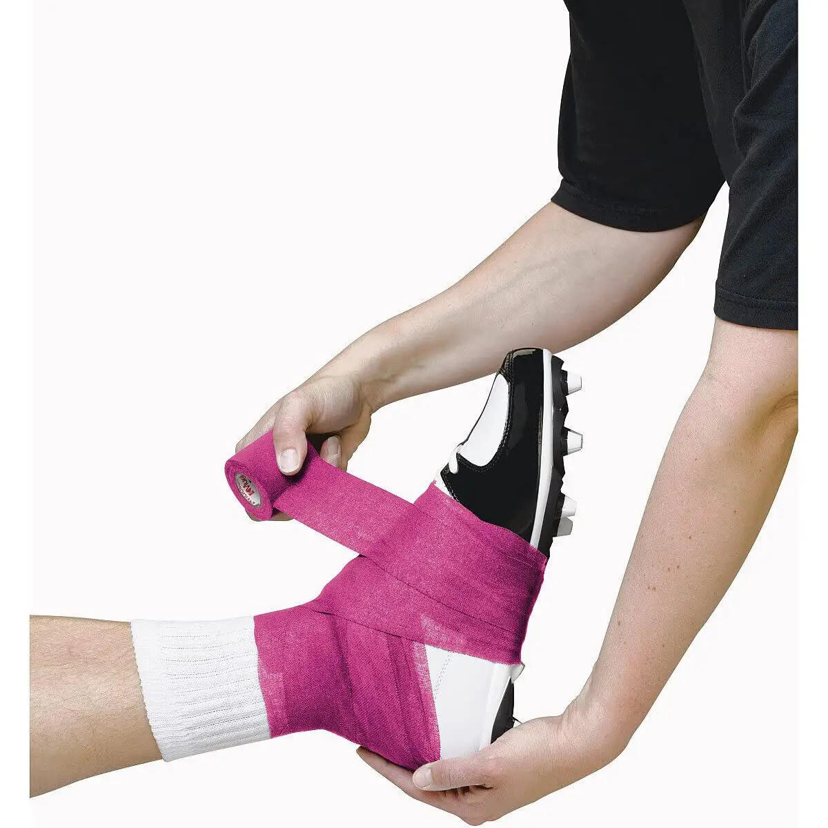 Self Adhesive 3 Inch Non-woven Sport Cohesive Bandage Wrap Elastic Wrist Football Sock Soccer Wrist Tape