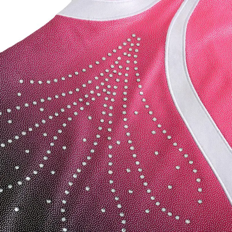 Oem Girls Leotards Kids sleeveless Diamond Dance Gymnastics Leotard For Kids Girls Gymnastic Dance Wear