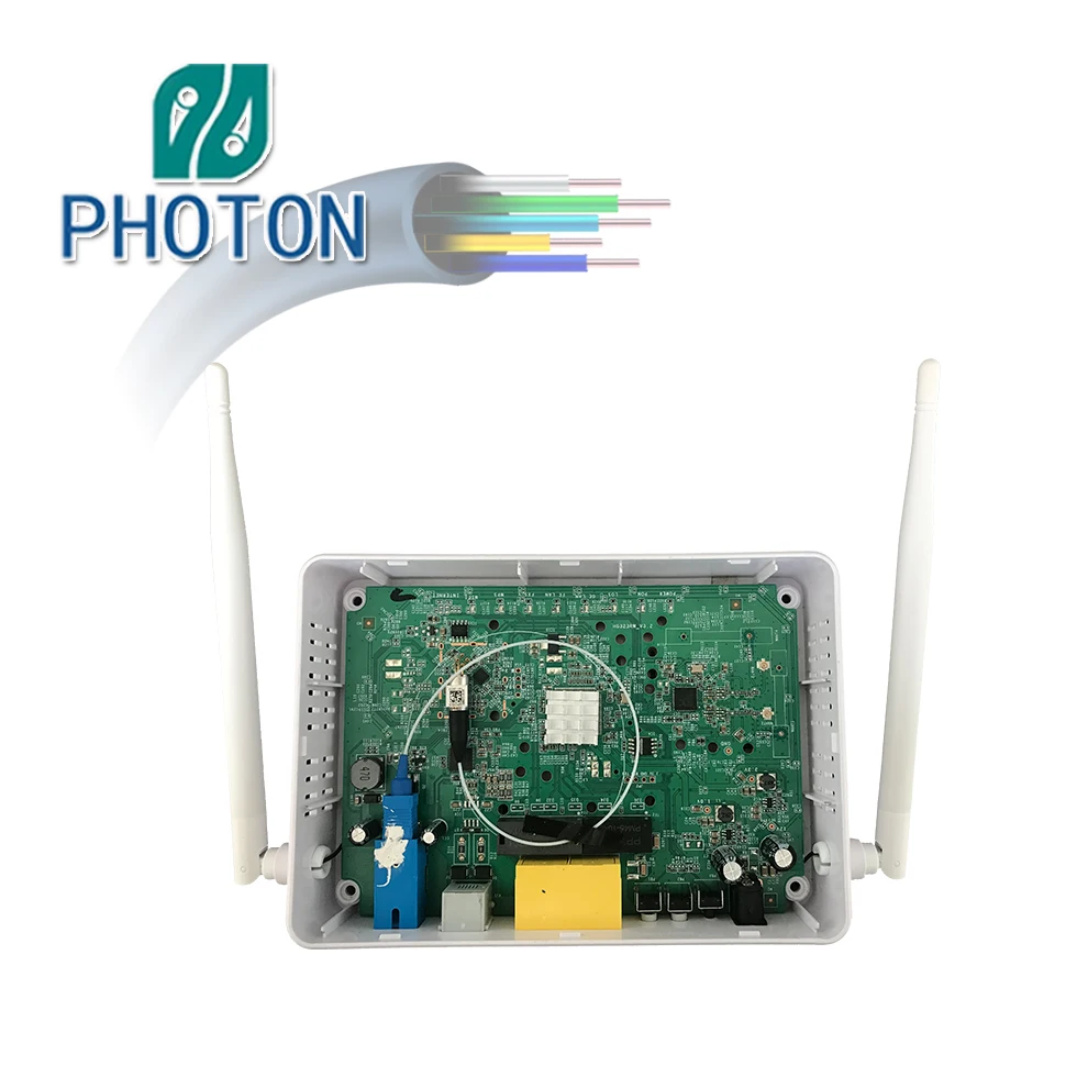 ftth gnx ont 1ge+1fe+wifi+pots fiber optic gpon onu PTF2562W