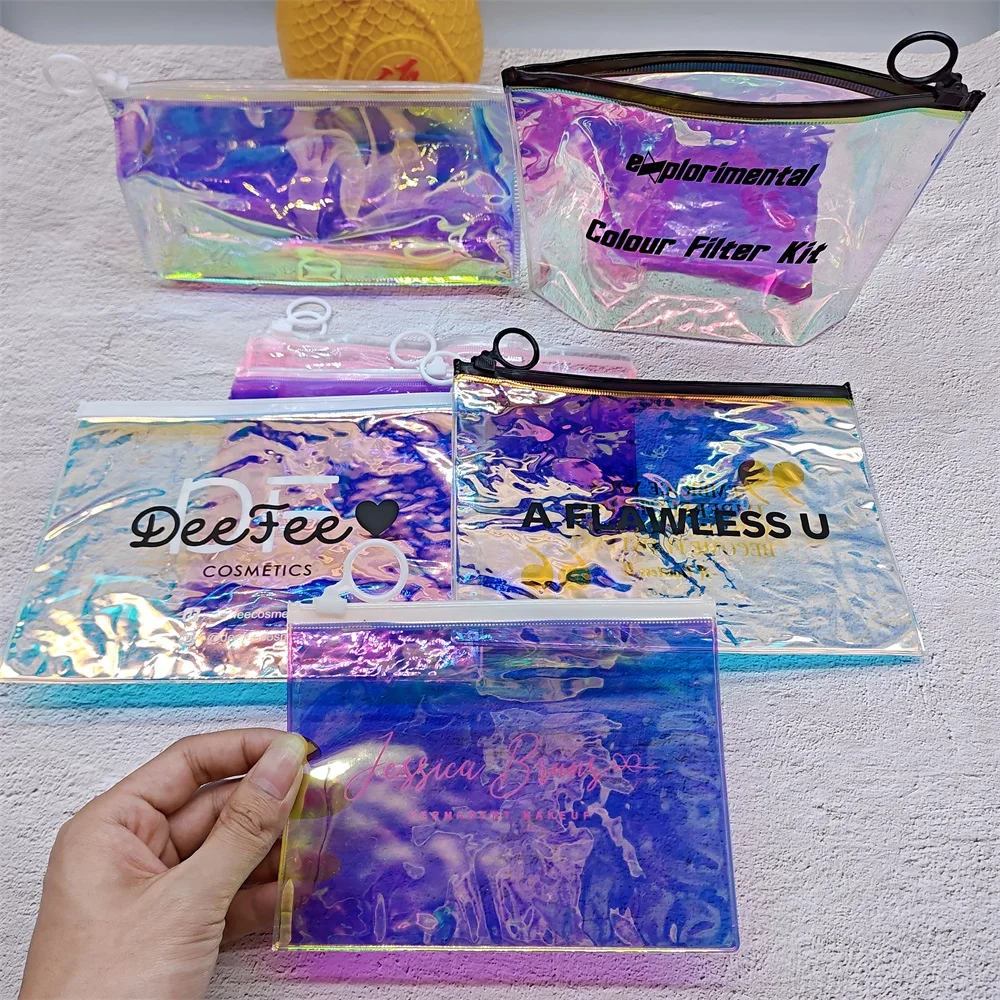 New Women Makeup Bag Waterproof PVC Travel Cosmetic Case Clear MakeUp Bags for Travel Toiletry Brush Organizer Set Pouch