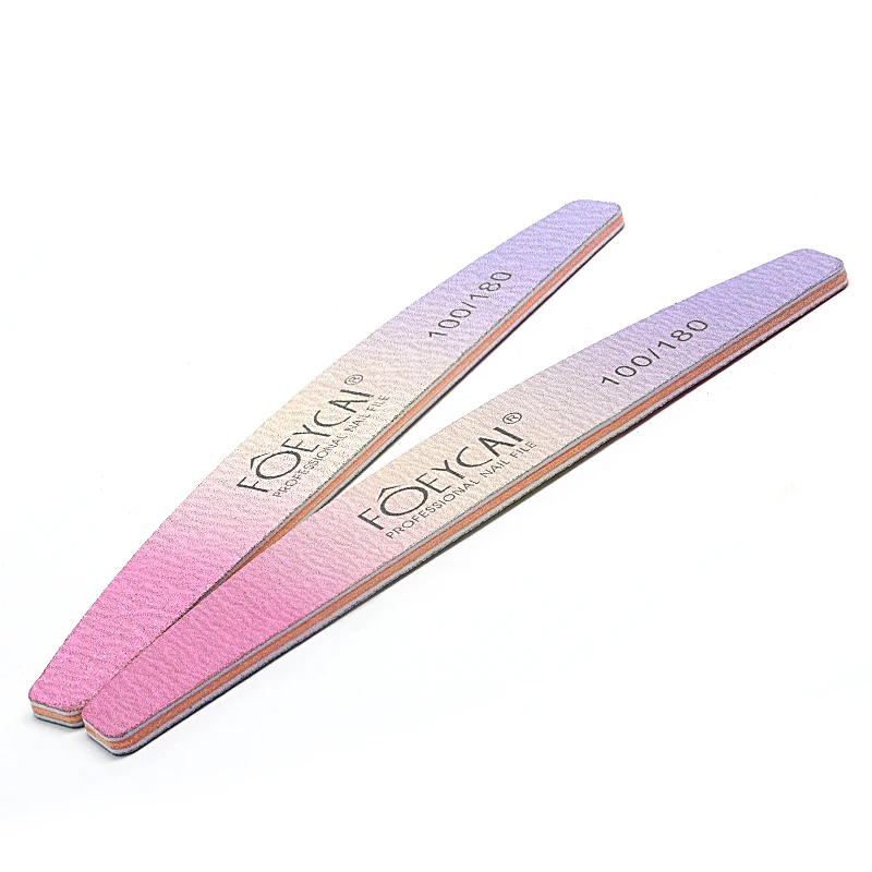 New arrivals personalized washable diamond custom logo pink 100/180 80/80 grit nail files professional