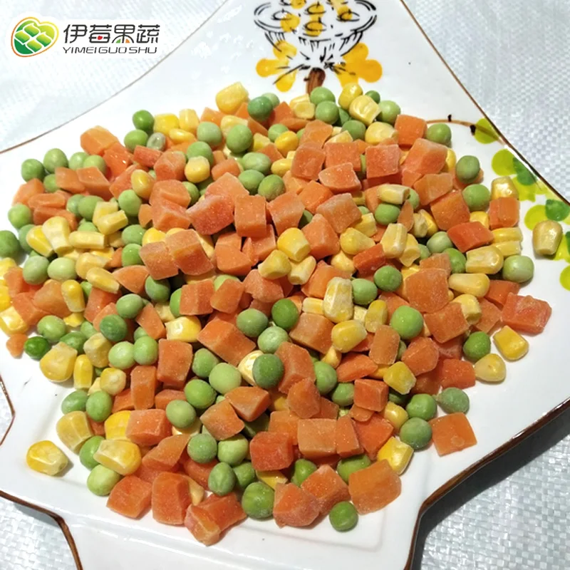 Frozen mixed vegetables carrot sweet corn green pea