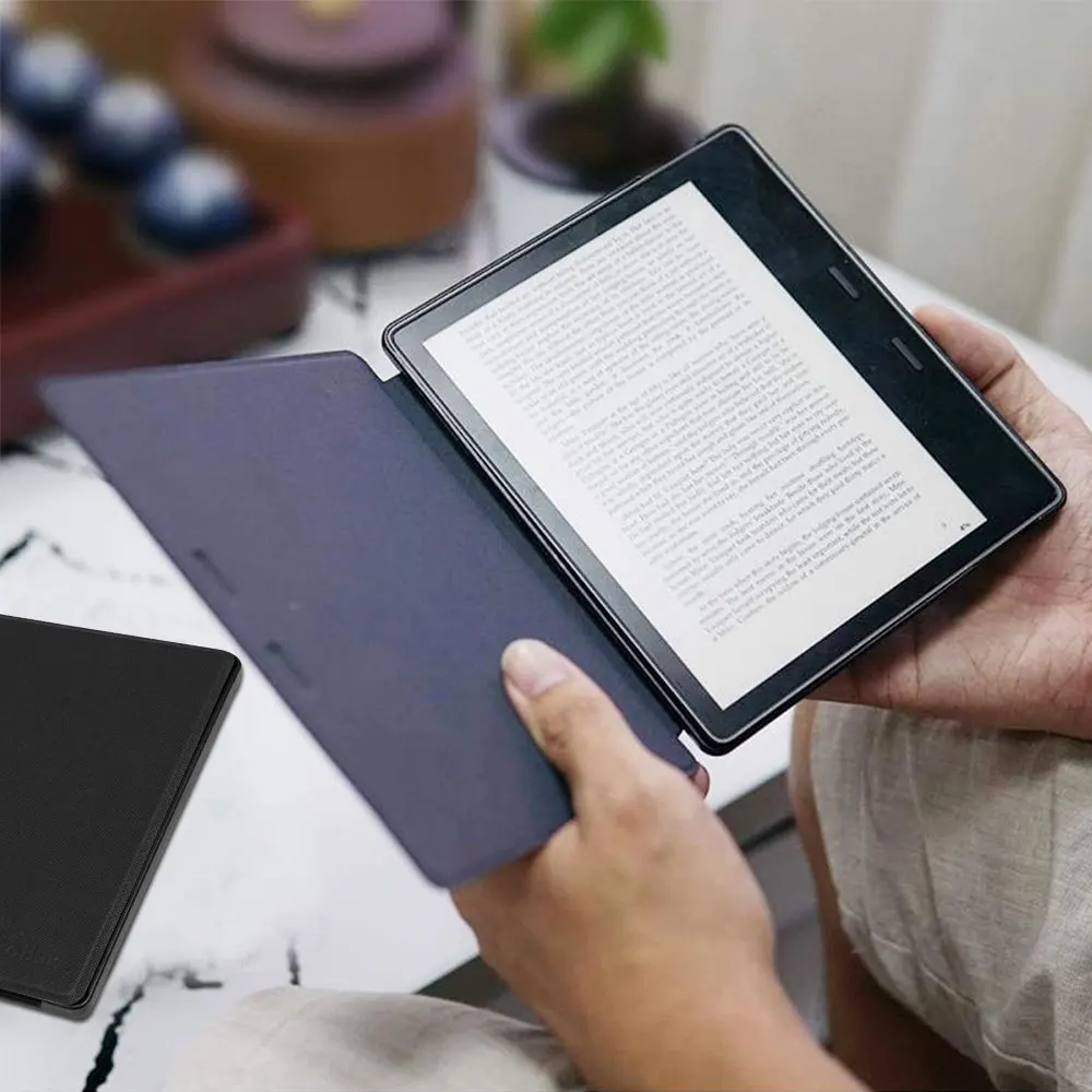 
Slim Fit Stand Cover case Support Hands Free Reading with Auto Wake Sleep for amazon kindle oasis electron book 