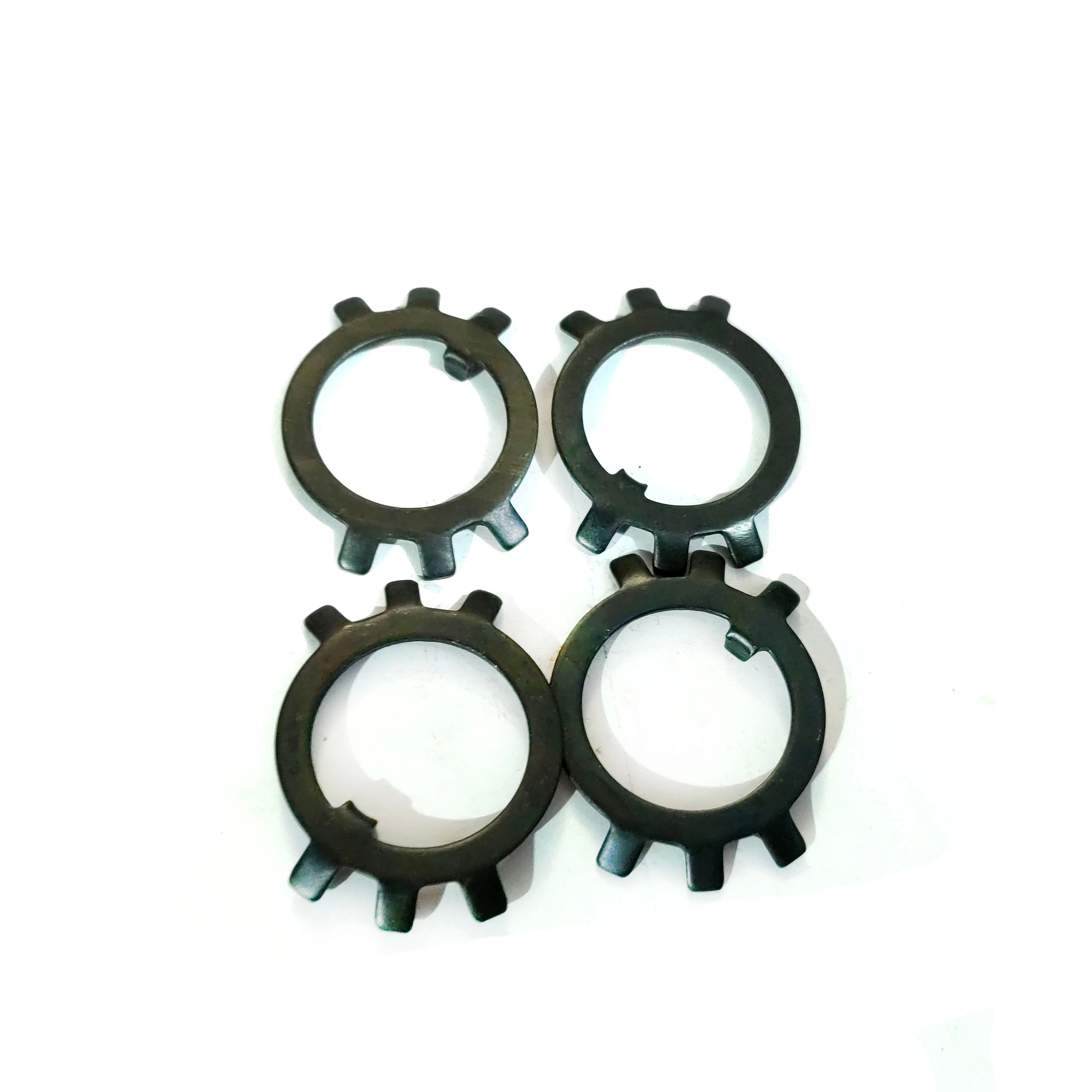 Black Oxidation M50 M10-M200 GB Round Rubber Metal Check Washers Stainless Steel Top Spring Lock Washers