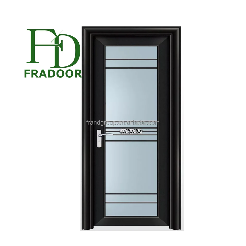 China Supplier Aluminum Fiberglass Interior Door For Bathroom