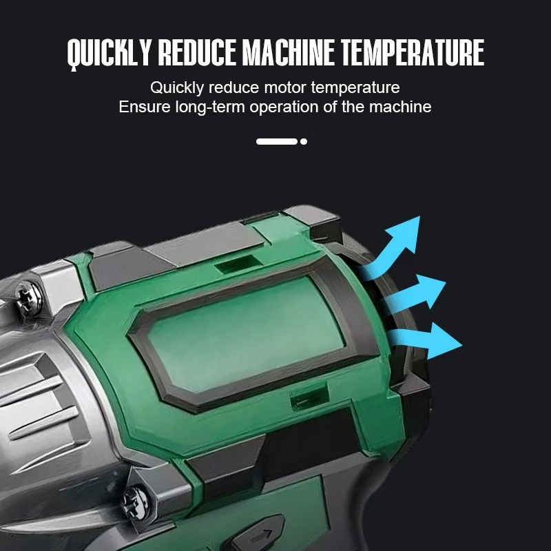 21V Wireless Heavy Duty  Impact Rotary Hammer Combo Kit With 2 Battery Hammer Cordless Electric Drill Machine power tool set