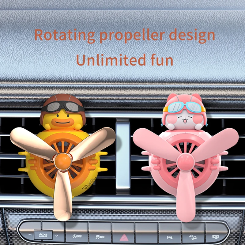 Custom Air outlet aromatherapy car creative gift Car perfume Car accessories propeller fragrance adornment