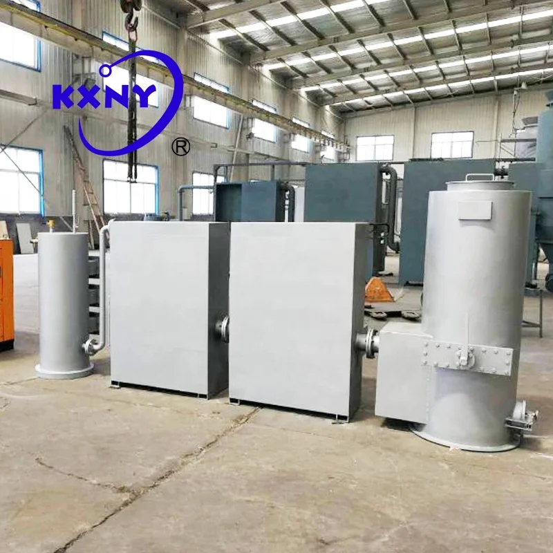 pyrolysis biomass wood biochar make machine Waste Treatment Machinery Small biomass syngas gasifier