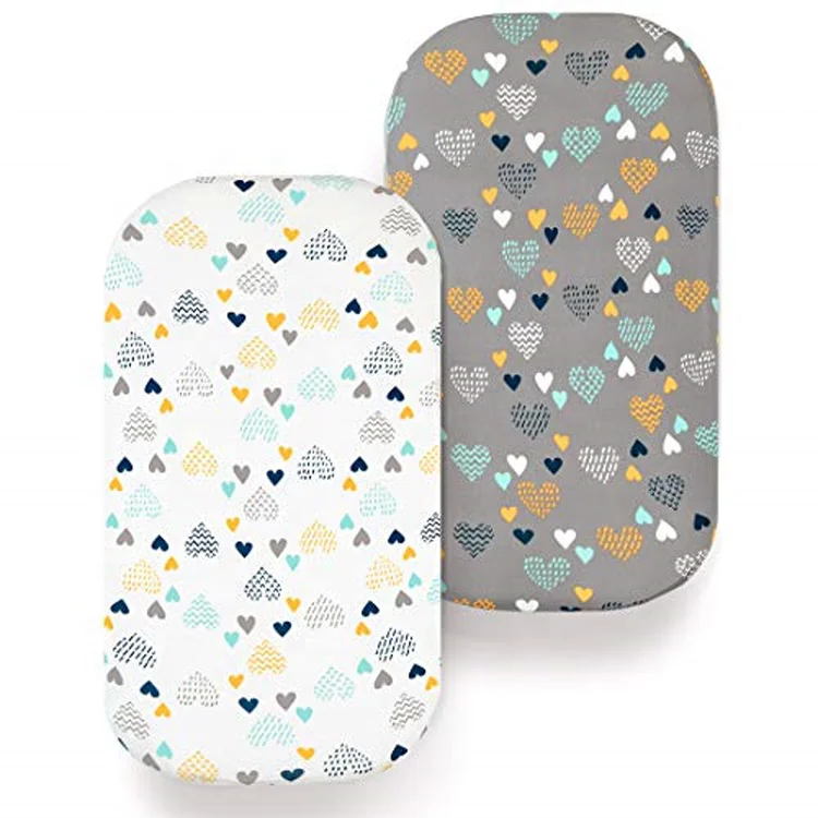 waterpoof 100% organic bamboo cotton fitted sheets crib baby crib sheet custom print cotton set for babies boys and girls