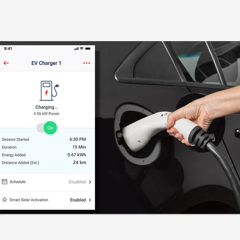  EV зарядная станция OCPP 1.6J шлюз coche Электрический зарядный кабель 7 кВт Бытовая AC для