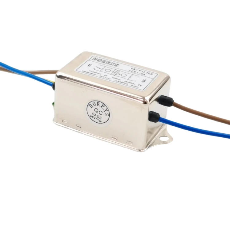 DEB1 Single Phase Emi Noise Filter Manufacturer Ac Line Filter 6a Low Pass Power Line 1A 3A 6A 10A 0.01-30mhz 380/440VAC 20-70db