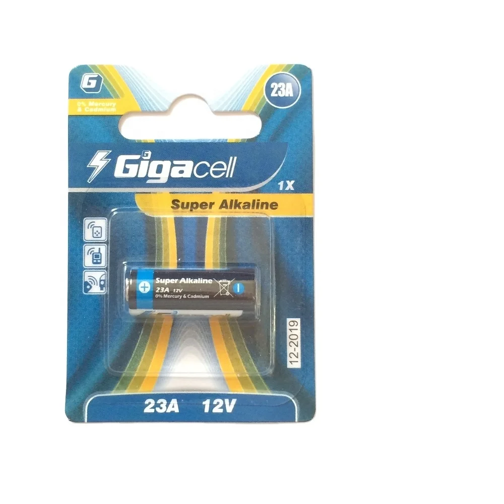 Hot sales! Super alkaline 23A battery 12V for  Remote/Alarm/Rolling/Door/Curtain