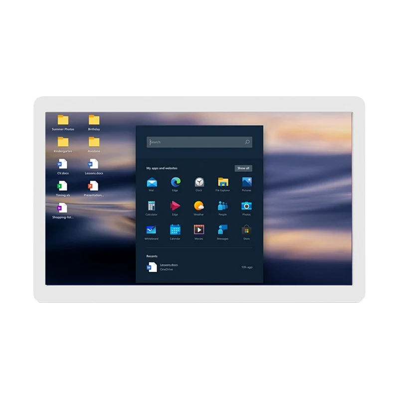 2025 настенный узкий ободок 14 дюймов Android 12 сенсорный экран Rk3399 1920*1080 Wifi Tablet