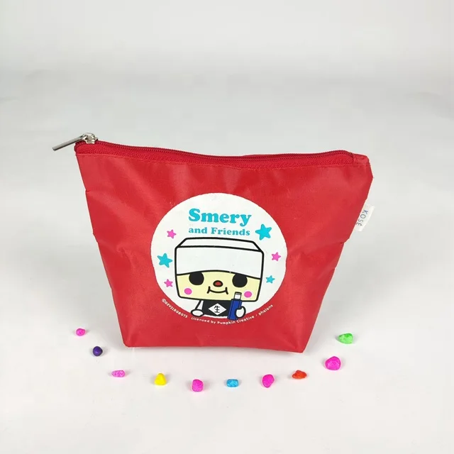 Travel Set Professional Travel Cosmetic Bag Oxford Zipper Muslin Cosmetic Bag Polyester Red Hanging Cosmetic Bag Organizer