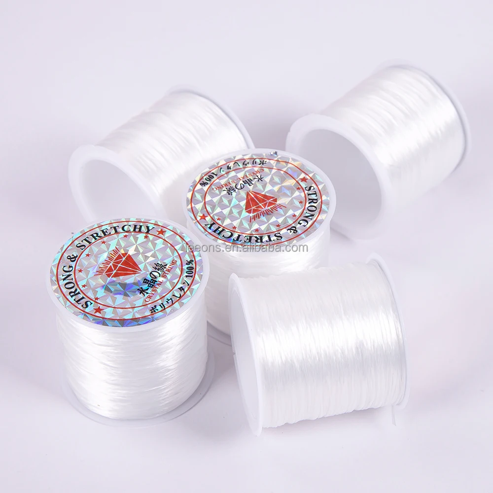 Barber Salon Crystal String Hair Sewing Elastic Line Weft Hair Extension Weaving Making Thread For Hair Extensions Diy Beading