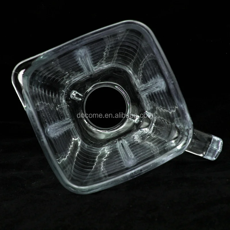 Osterizer Blender Part: 1.25L Blender Glass Jar Square Glass Jar Replacement Part for 4655 Blenders Juicers