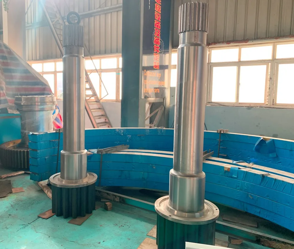 wangli customized large gear shaft sugar factory machinery and equipment accessories 42CrMo alloy steel long drive gear shaft