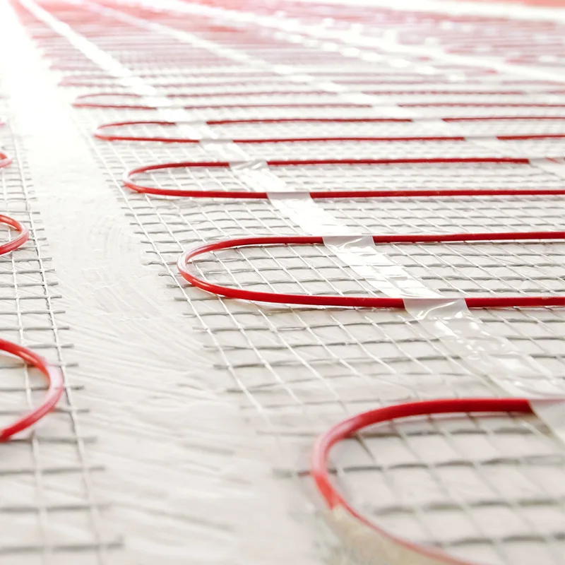 230V insulated Dual conductors electric radiant floor heating mat