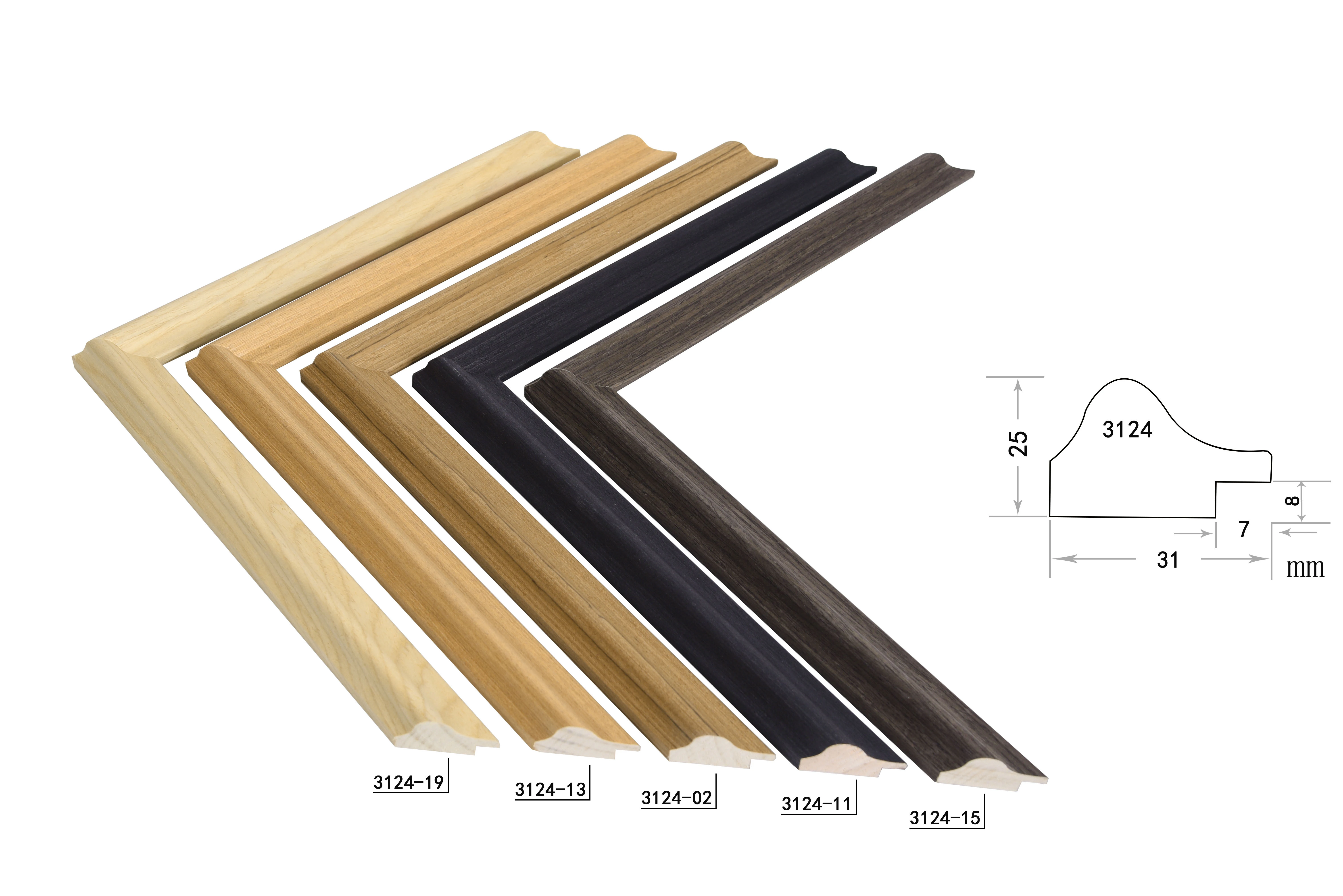 custom solid wooden Picture painting frames wholesale pine wood Frame Moulding