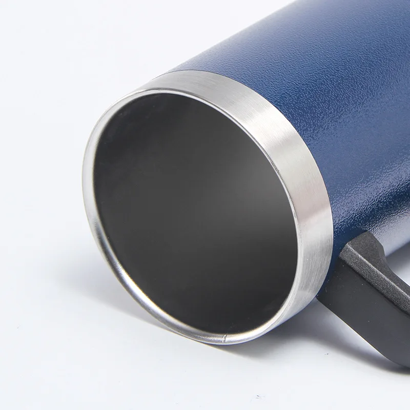 WG185 Customizable Logo 24oz Coffee Tumbler with Handle Double Wall Vacuum Metal Cup Promotion Custom Stainless Steel Beer Mug