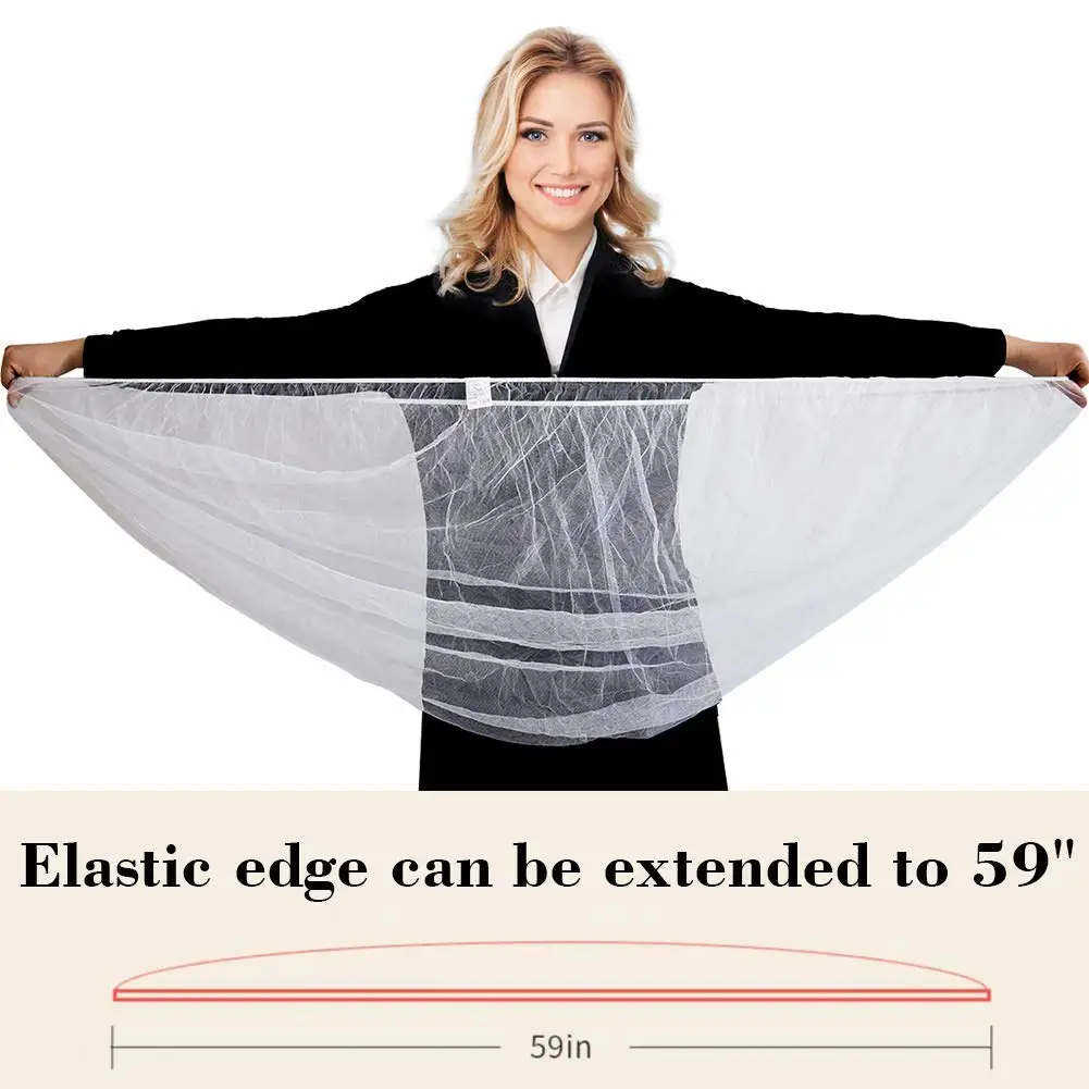 2 Pack Universal Fit Baby Stroller Mosquito Net,  Bug Net for Strollers, Bassinets & Cradles