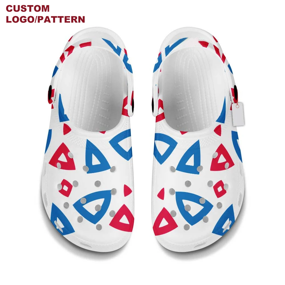 Custom Designer Printing Beach Close Toe Sandales With Charms Pour Hommes Zapatos Women Men Eva Foam Slipper Sandals Shoes
