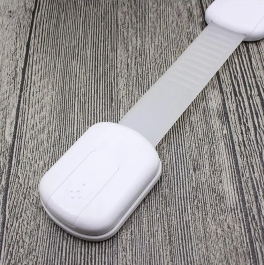 Оптовая продажа недорогой на заказ 4 6 8 10 12 упаковок Детский защитный регулируемый ремешок для мебели замок шкафа