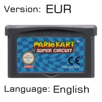 Video Game Cartridge 32 Bit Game Console Card for GBA MarioD Games Series