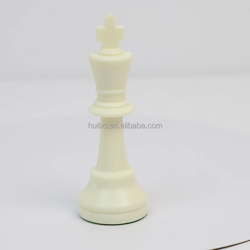 Professional supplier quality plastic chess pieces 9.7 cm 3.75 inch PS chess pieces