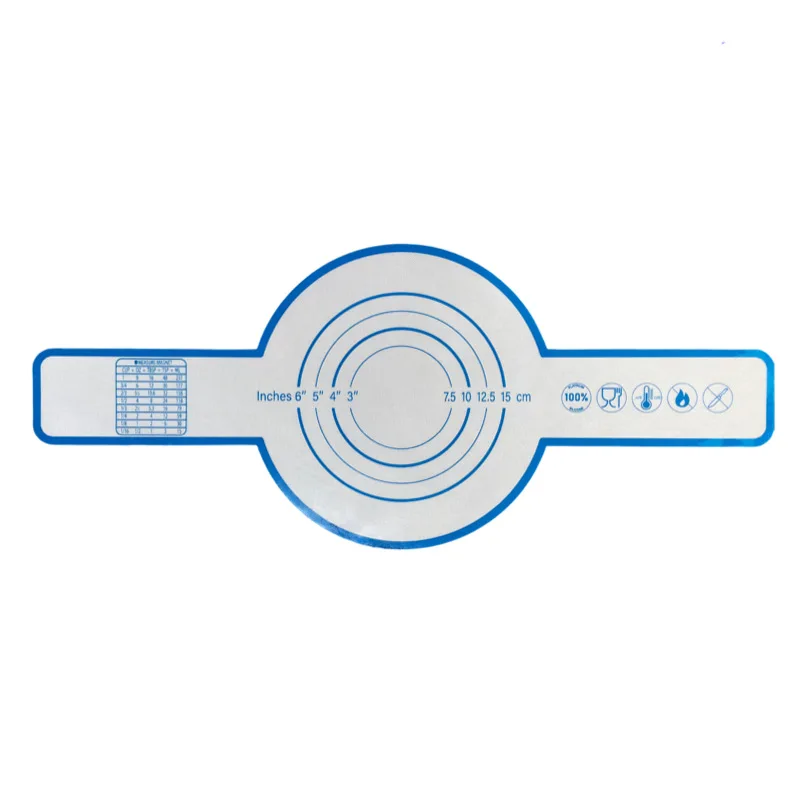 New Design Non-Stick Silicone Mat for Baking Sheet Silicone Bread Mat Dough Bread Sling Baking Liner for Dutch Oven