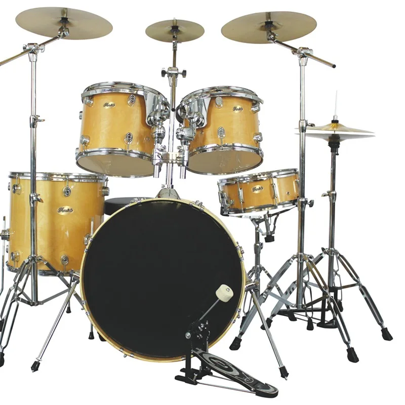 5 Piece Jazz Play Big Kids Jazz Professional Cover Sonor Double Bass Custom Drum Set Musical Instruments