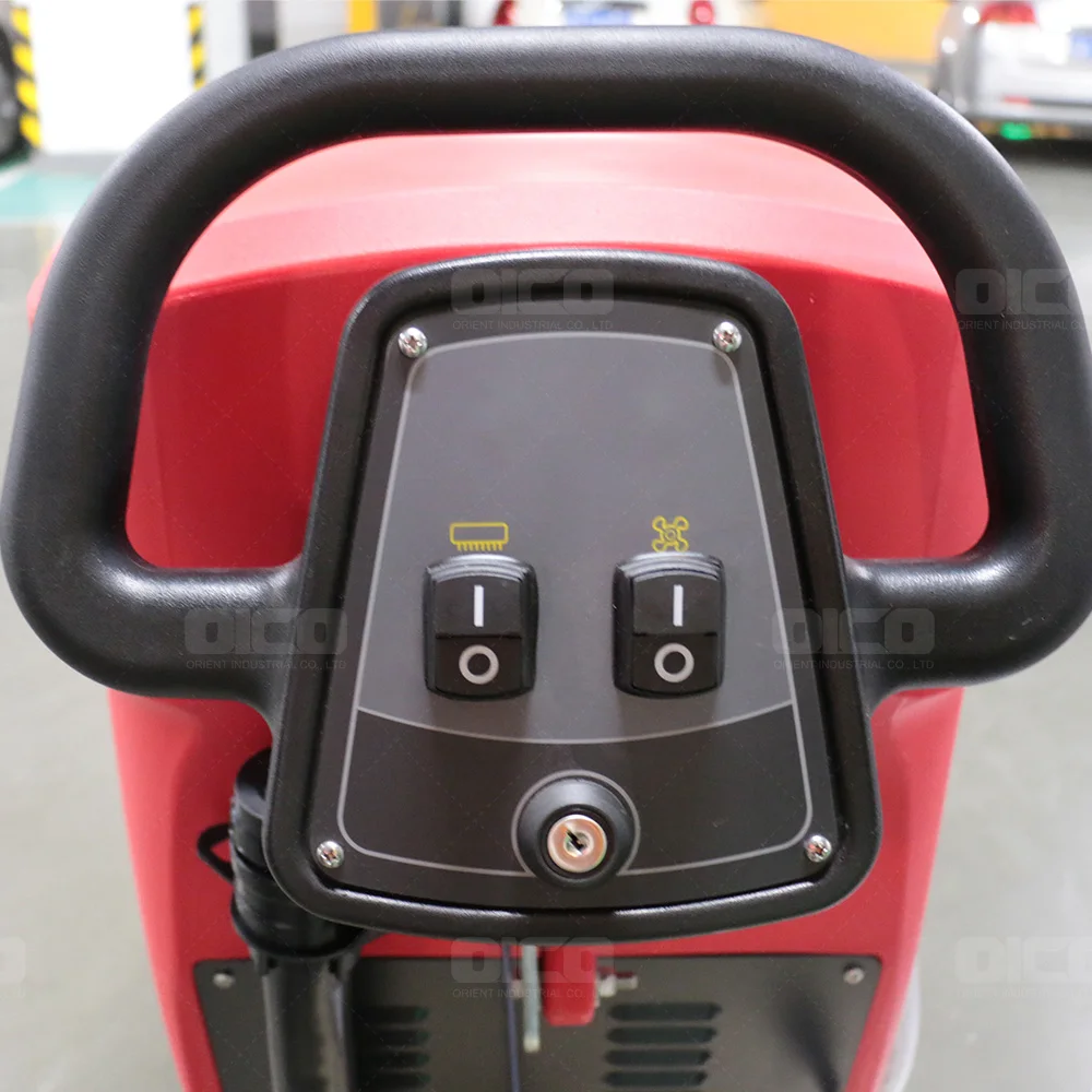 OR-V5 15m industrial single brush ceramic tile  floor scrubber machine with cable