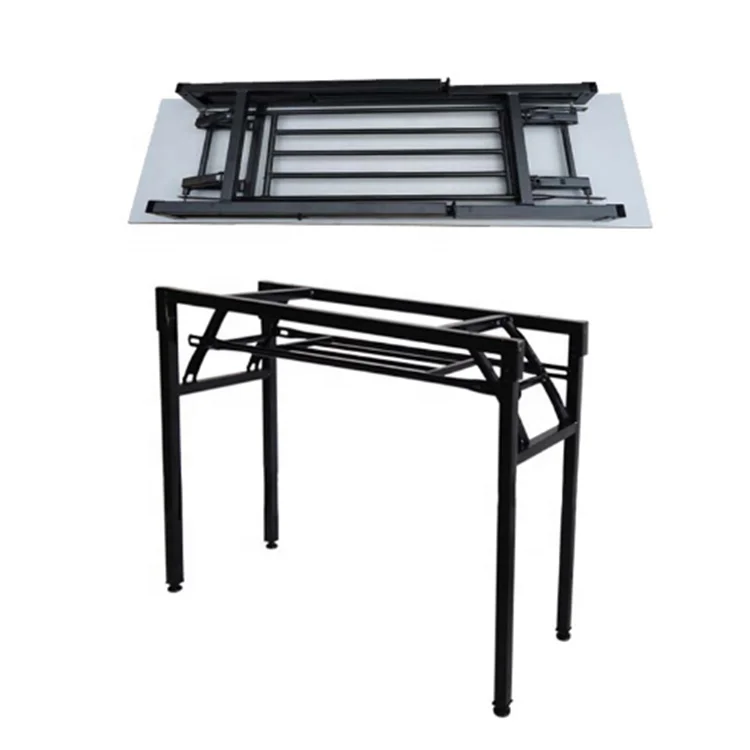 Chinese foldable plastic PVC table modern rectangle restaurant table