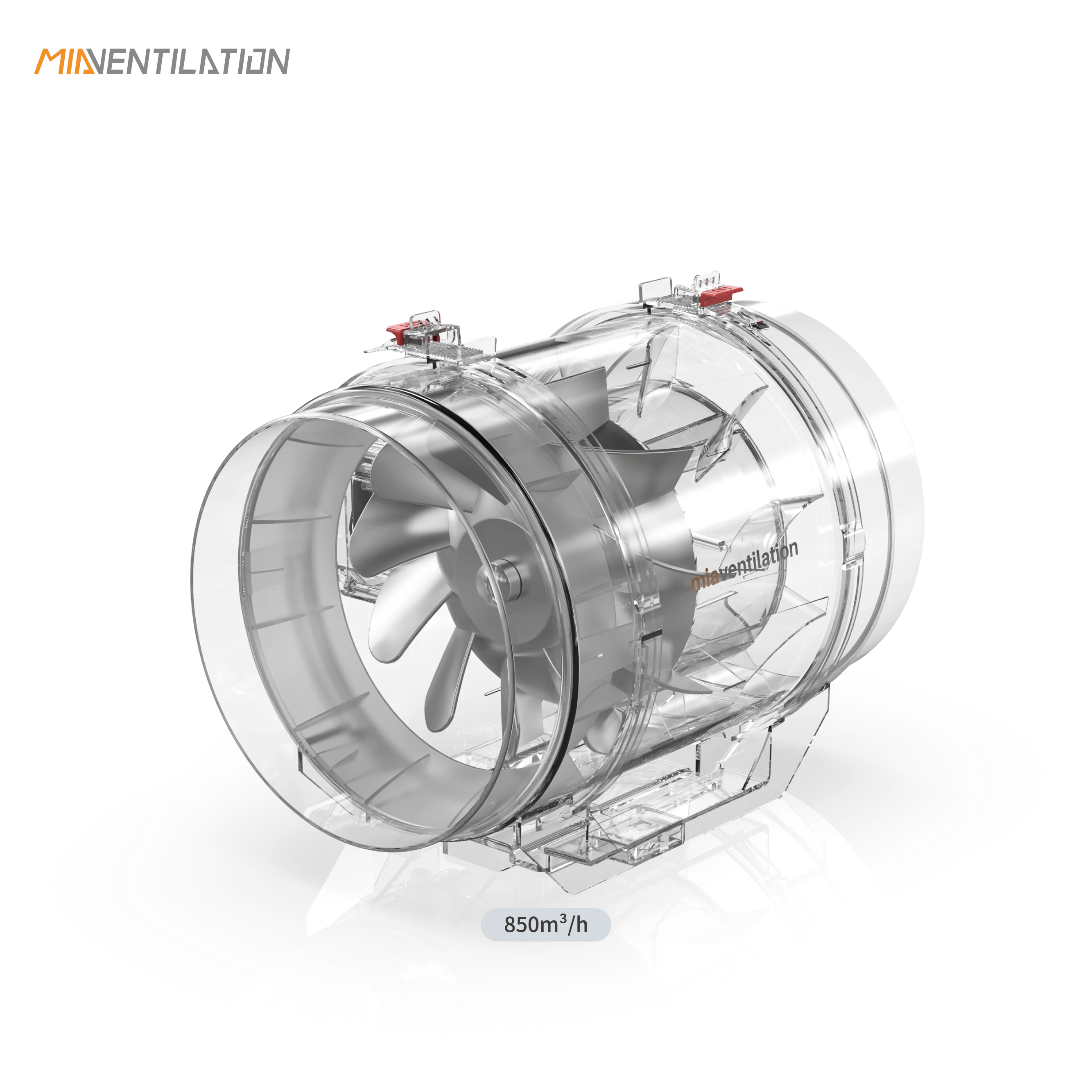 900m3/h reversible inline flexible exhaust  silent high air flow 200mm forced ventilation fan bathroom extractor duct fan