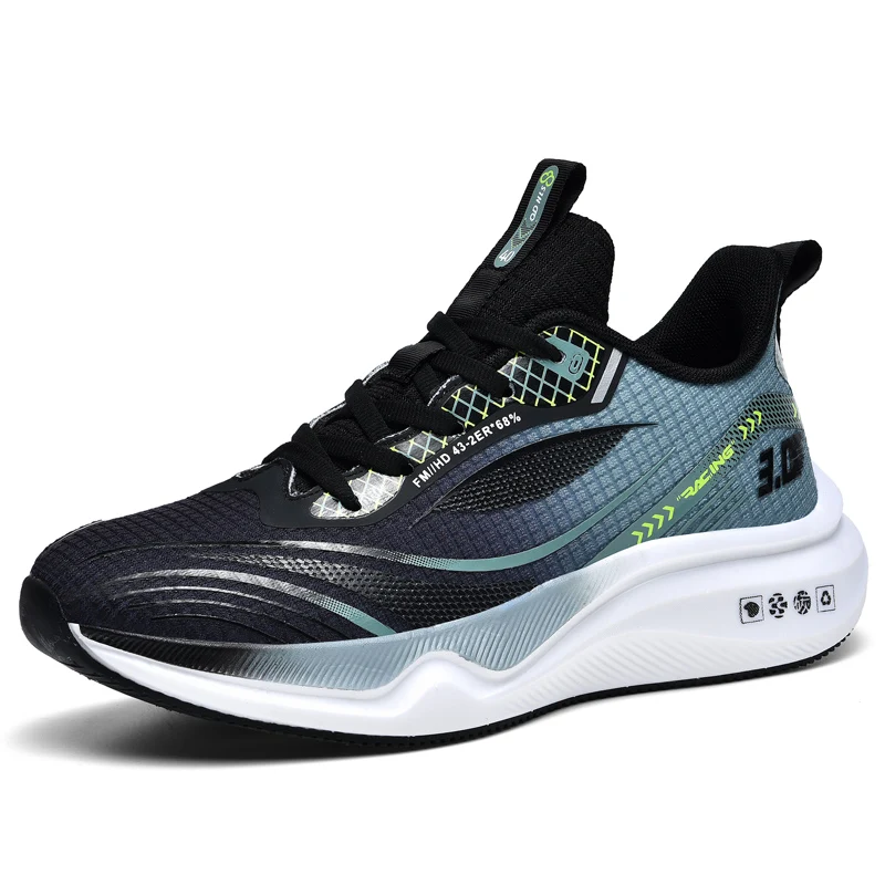 Factory direct casual sports running shoes youth breathable anti-odor mesh shoes non-slip running shoes