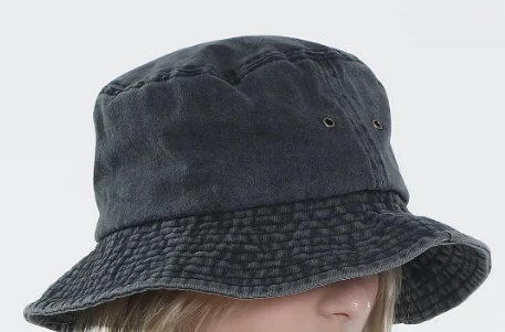 Custom Unisex Fashion design colorful blank denim bucket hat