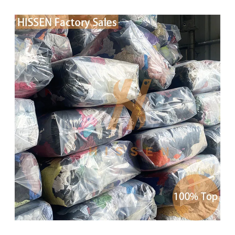 Fabric Waste CottFabric Waste Cotton Absorption Ability Recycling Industrial White 100% Cotton Cheap Rags with Strong Oil Water