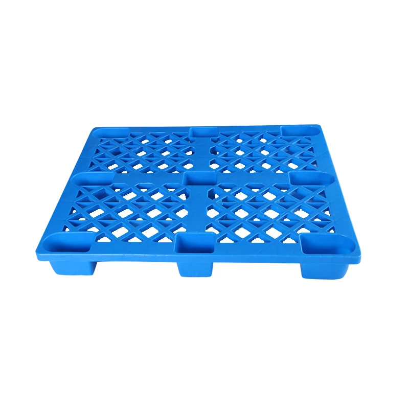 Hot sell low price 9feet Eco- friendly Euro pallet 4 way single side recycle plastic pallet for logistic and warehouse
