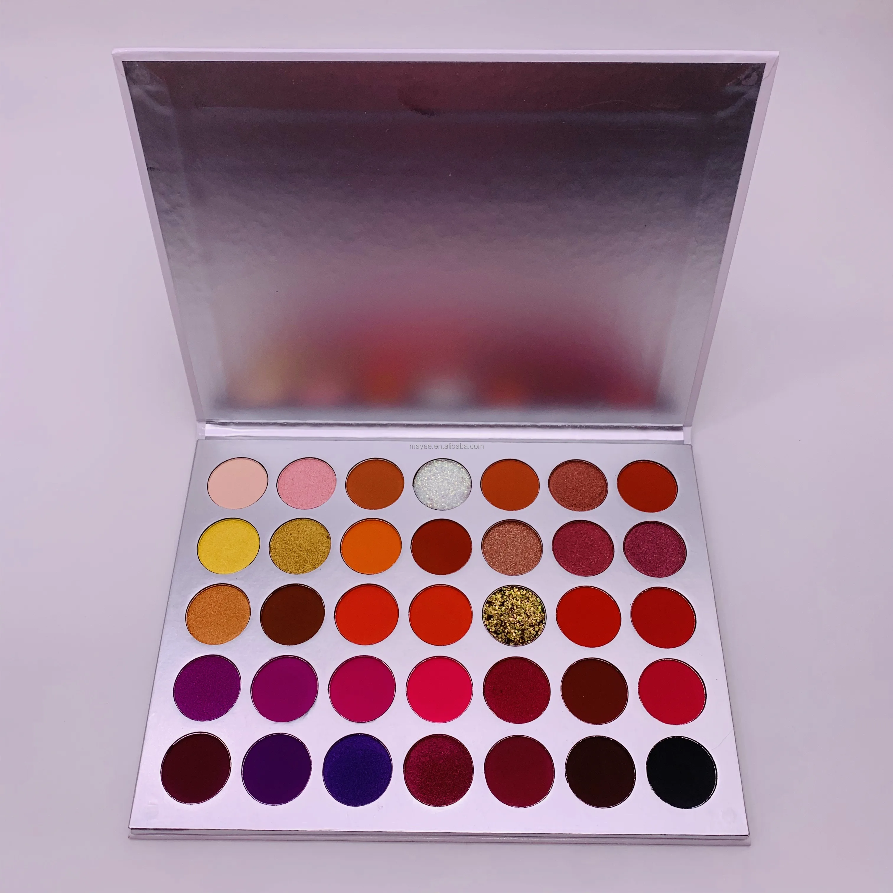 35 color eyeshadow palette vendor custom no label professional eyeshadow palette