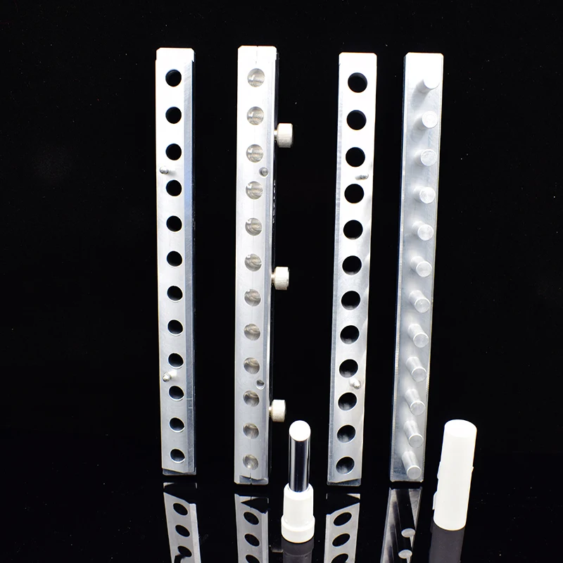 Custom Bevel Shape 10.8mm 12 Cavities Aluminum Metal Lipstick Mold For Factory