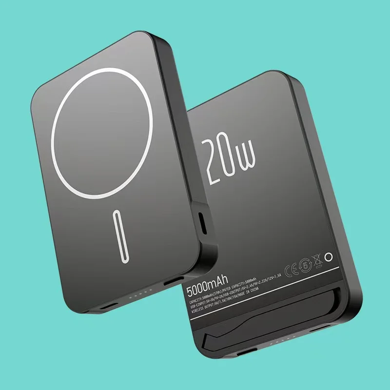 Оригинальное Беспроводное зарядное устройство 20 Вт Магнитный Power Bank держатель для iPhone Quick Charge