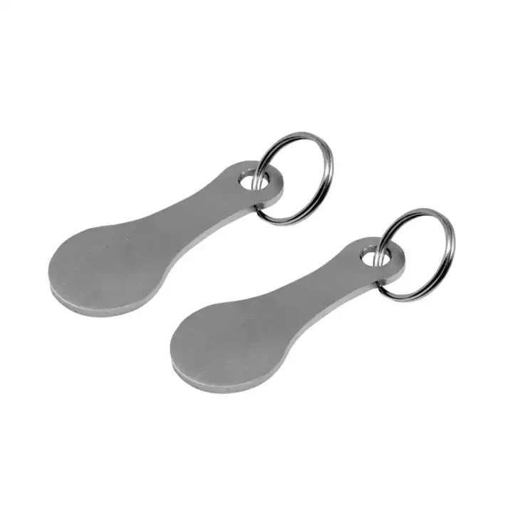 Wholesale cheap shopping trolley stainless steel sublimation carts coin key chain