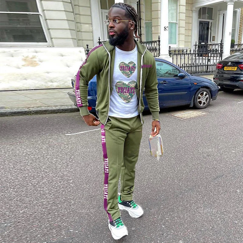 custom track suits soccer uniform slim fit tracksuits unisex zipper mens jogger sets