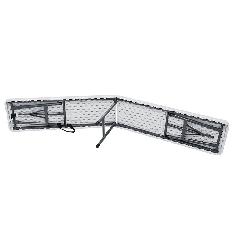 6FT Portable Plastic Camping Dining Folding in Half Bench for Outdoor Picnic Party