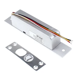 Mini Electric Bolt Lock Access Control System Electric Mortise Four-wire Low Temperature/Time Delay Glass Door DC 12V NC
