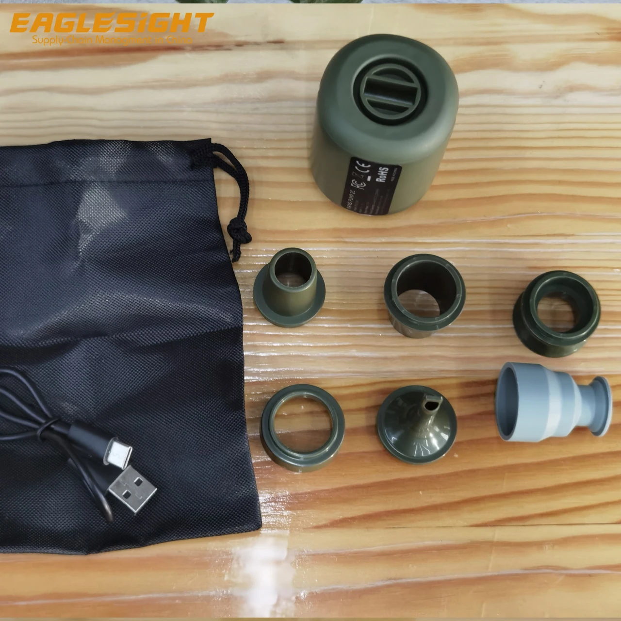 High-Speed 180L/min Air Pump Ultimate 4-in-1 for Rapidly Filling Various Inflatable Camping & Hiking Products