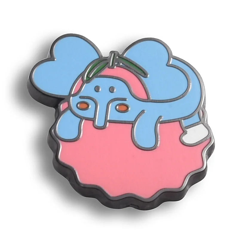 Manufacturers cute elephant sample metal gift hard enamel lapel pin