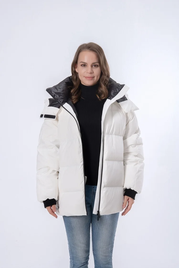 Hooded Waterproof Packable Winter Coat Ultra Light Weight Winter Down Jacket Custom