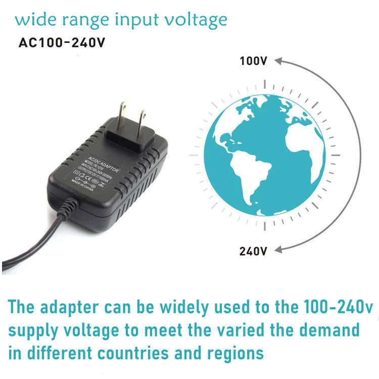 ETL CB CE FCC PSE Wall Charger 5V 6V 9V 12V 15V 20V 24V Switching Power Adaptor Supply 0.5A 1A 2A 3A AC DC Power Adapter